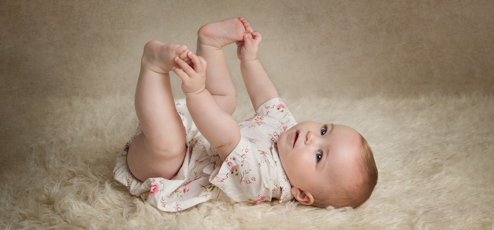 Baby Development: Grabbing Toes
